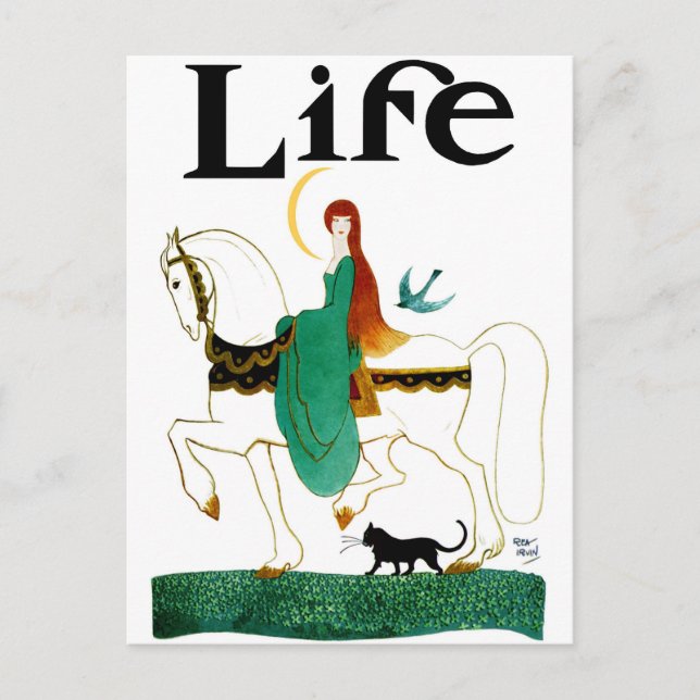 CARTÃO POSTAL CAVALO DE CAVALO "SORTE" (Frente)