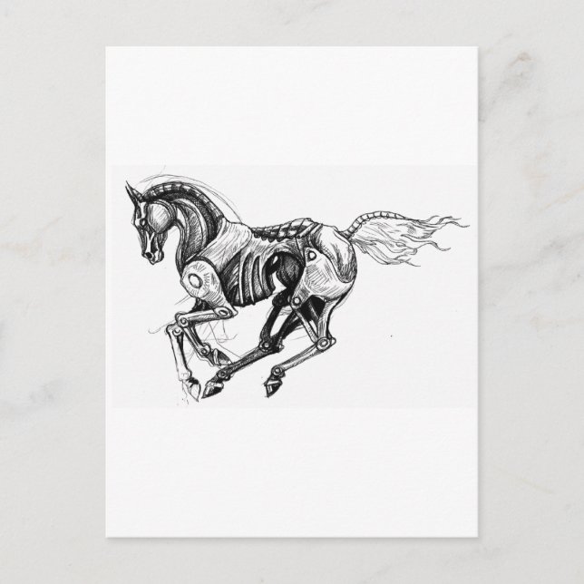 Cartão Postal Cavalo de Ferro (Frente)