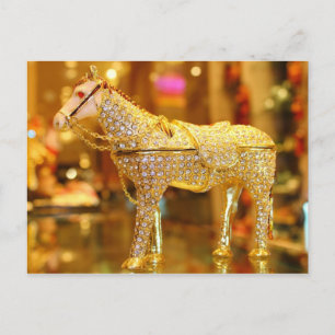 Cartão Postal Cavalo de Ouro
