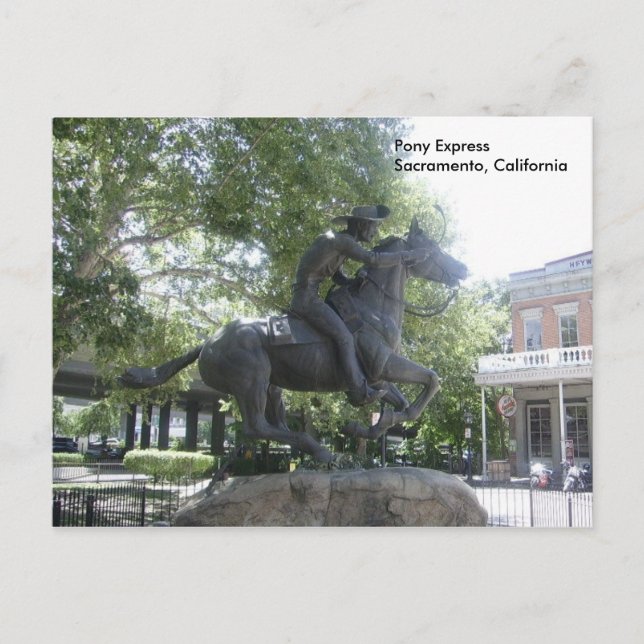 Cartão Postal Cavalo Expresso (Frente)