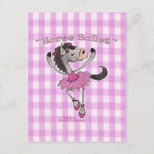 Cartão Postal Cavalo Holsteiner Ballet