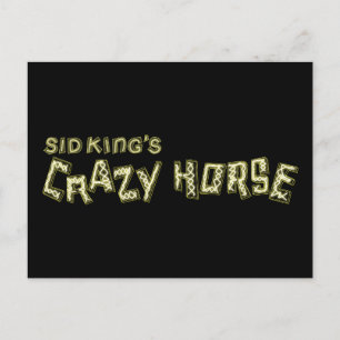 Cartão Postal cavalo louco do sid king