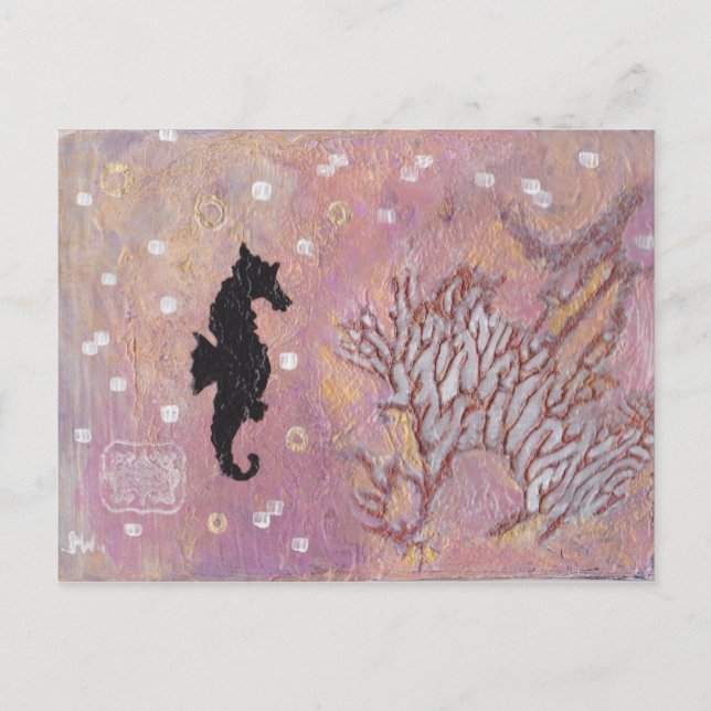 Cartão Postal cavalo marinho (Frente)