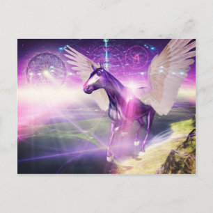 Cartão Postal Cavalo Místico