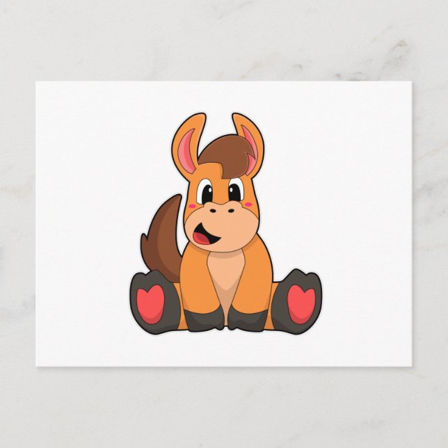 Cartão Postal Cavalo Sentado (Frente)