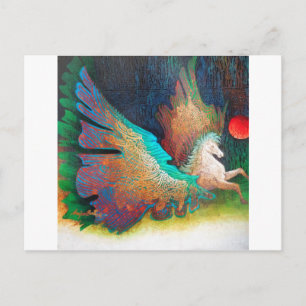 Cartão Postal Cavalo Voador