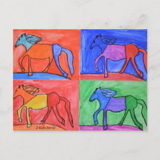 Cartão Postal Cavalos da Claire