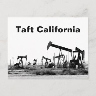 Cartão Postal Cavalos de petróleo em Taft Califórnia