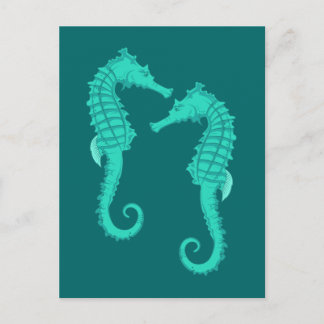 Cartão Postal Cavalos marinhos de Seepferdchen