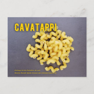 Cartão Postal Cavatappi Italienisches Restaurant Rezept zutat
