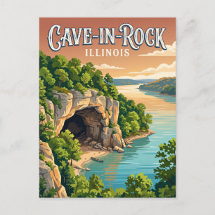 Cartão Postal Cave-in-Rock Illinois