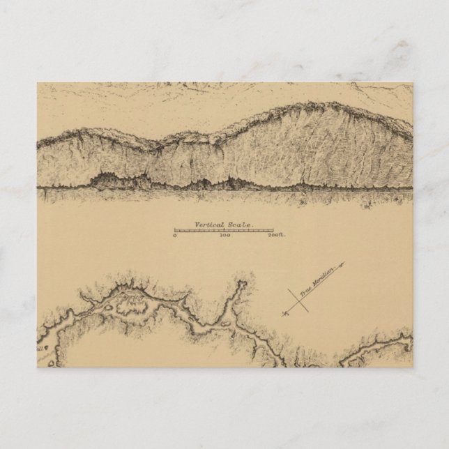 Cartão Postal Cave Valley, Nevada (Frente)