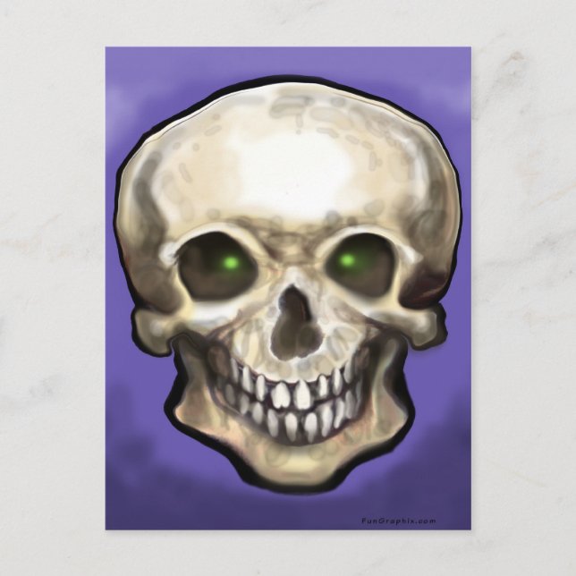 Cartão Postal Caveira (Frente)