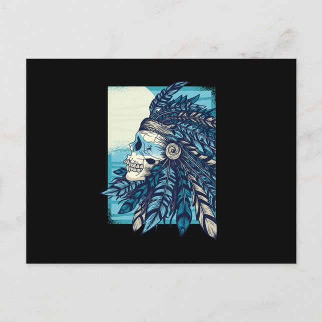 Cartão Postal Caveira Nativa (Frente)