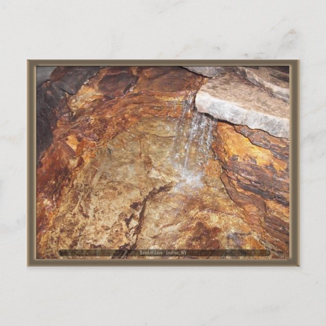 Cartão Postal Caverna de Bowden (Frente)