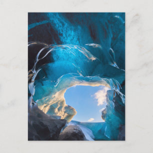 Cartão Postal Caverna de Cristal, Campo de Gelo Vatnajokull, Sul