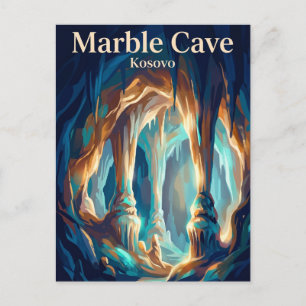Cartão Postal Caverna de Mármore (Caverna de Gadime) Kosovo