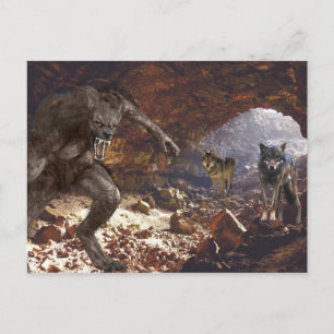 Cartão Postal Caverna do Bando de Lobos Lobisomem
