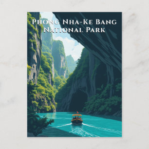 Cartão Postal Caverna do Paraíso Phong Nha Vietnã