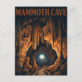 Cartão Postal Caverna Mammoth