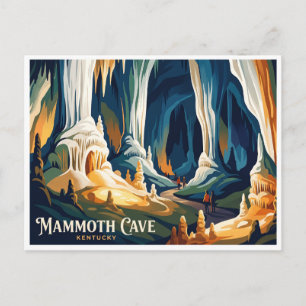 Cartão Postal Caverna Mammoth Kentucky