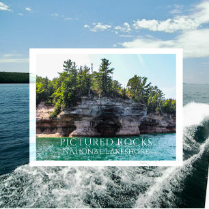 Cartão Postal Cavernas, Bluffs, Picadas Rocks National Lakeshore