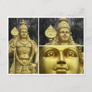 Cartão Postal cavernas de batu dourado