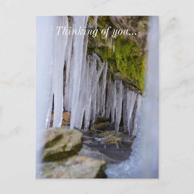 Cartão Postal Cavernas Icicles (Frente)