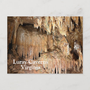 Cartão Postal Cavernas Luray na Virgínia
