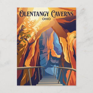 Cartão Postal Cavernas Olentangy EUA