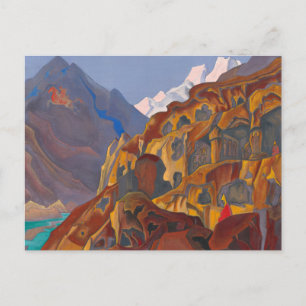 Cartão Postal Cavernas Sagradas, 1932, por Nicholas Roerich