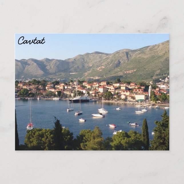 Cartão Postal Cavtat, Croácia (Frente)