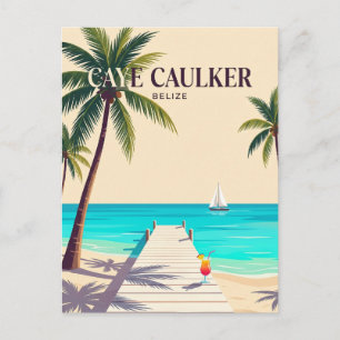 Cartão Postal Caye Caulker Belize