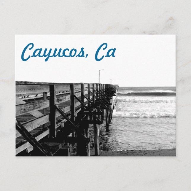 Cartão Postal Cayucos, Ca (Frente)