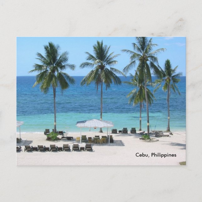 Cartão Postal Cebu, Filipinas (Frente)