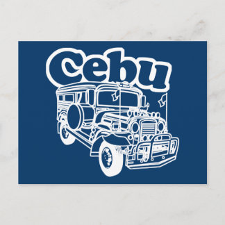 Cartão Postal Cebu Jeepney