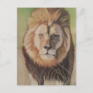 Cartão Postal Cecil, o Leão