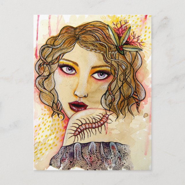 Cartão Postal Cecilia e o Centopeia (Frente)