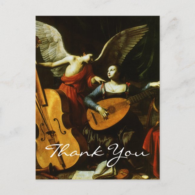 Cartão Postal Cecilia, Santo de Saraceni (Frente)