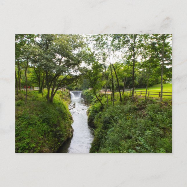 Cartão Postal Cedar Cliff Falls, Cedarville, Ohio (Frente)