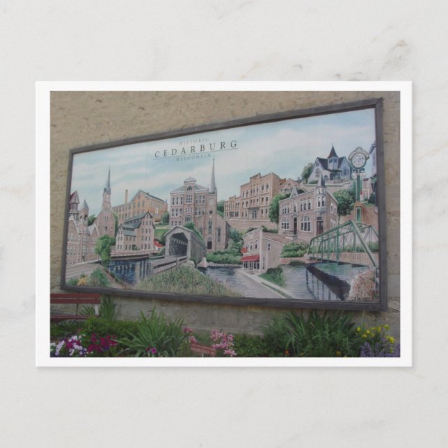 Cartão Postal Cedarburg Mural (Frente)