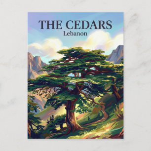 Cartão Postal Cedros de Deus Líbano