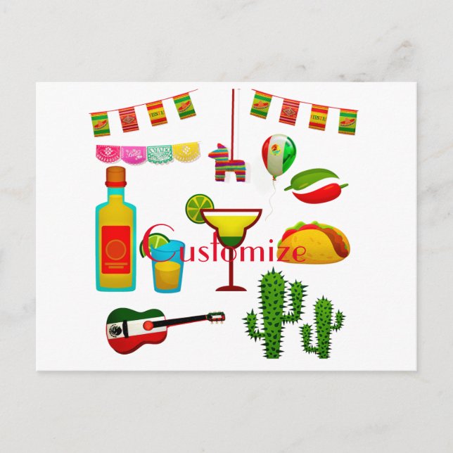 Cartão Postal Celebração Cinco de Mayo Thunder_Cove (Frente)