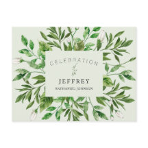 Celebração da Vida Após a Perda Folhagem