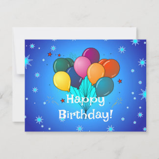 Cartão Postal Celebração de aniversário feliz