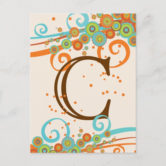 Cartão Postal Celebração de espiral retrorreflectora Torne Sua P (Frente)