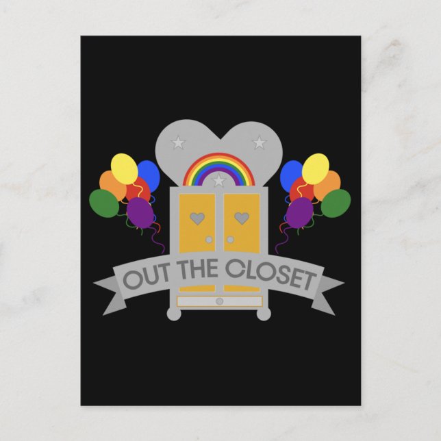 Cartão Postal Celebração de Gay (Frente)