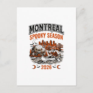 Cartão Postal Celebração de Outubro Noturna em Montreal Novidade
