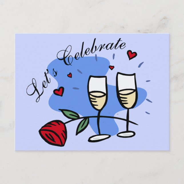 Cartão Postal Celebração de vamos (Frente)