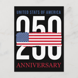 Cartão Postal Celebração do 250º Aniversário da América